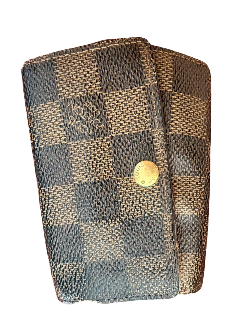 Vintage Louis Vuitton Damier Ebene 6 Key Holder CT0947 1997 AS IS
